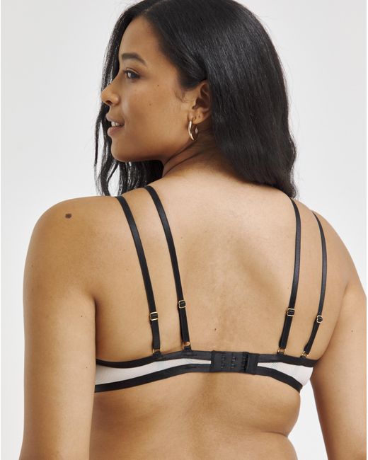 Figleaves Black Emilia Balcony Bra