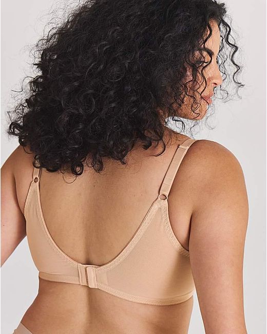 Pretty Secrets White 2 Pack Mesh Minimiser Wired Bras