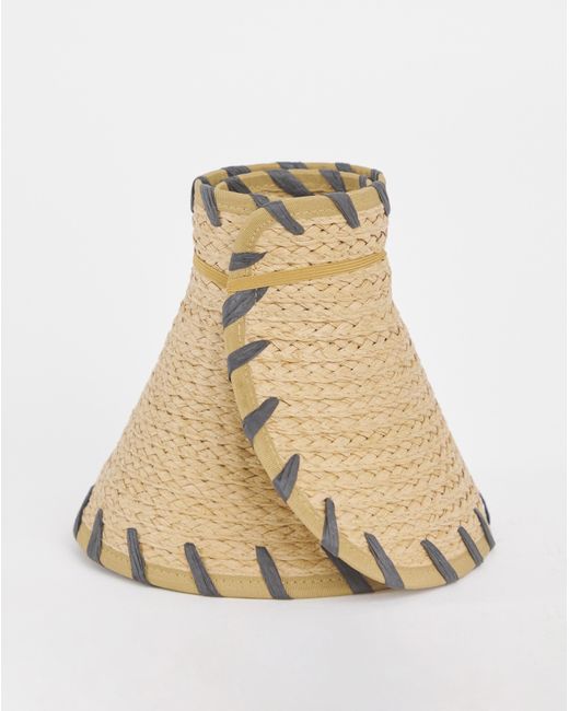 JD Williams Natural Whipstitch Packable Visor