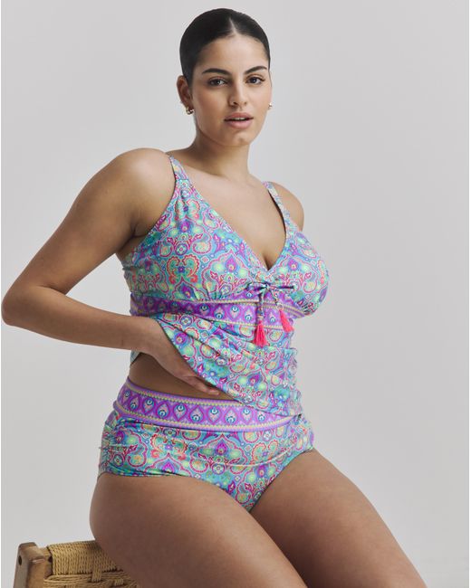 Joe Browns Blue Paradise Cove Tankini Top