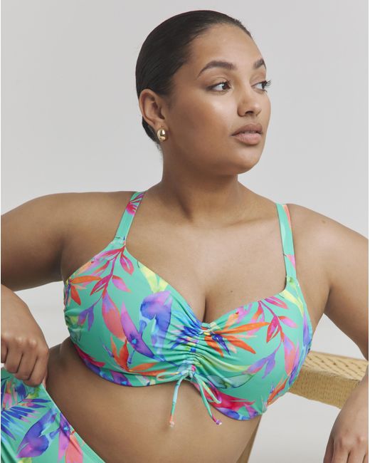 Elomi Blue Toyama Tides Adjustable Bikini Top