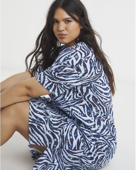 Simply Be Blue Value Midi Nightie