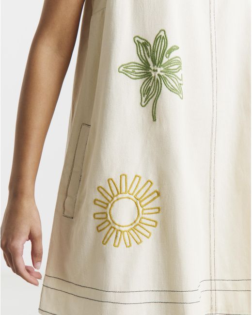 Native Youth Natural Ny Swing Mini Dress