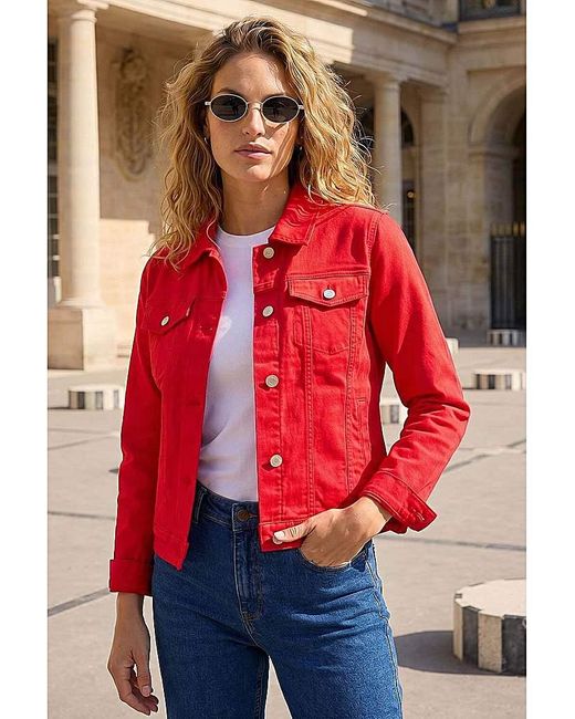 Roman Red Roman Stretch Pocket Detail Jacket