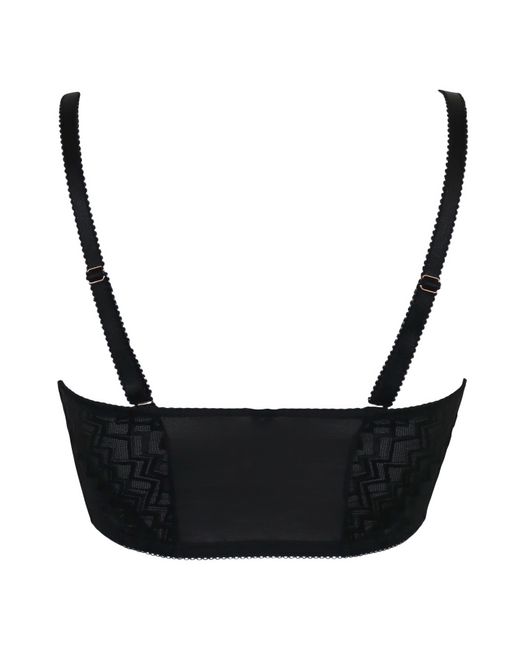 Pour Moi Black Pour Moi Mixology Longline Bra