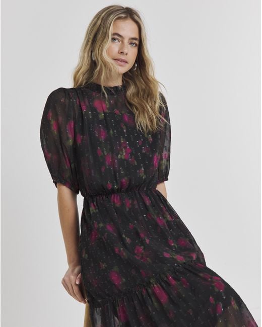 Joanna Hope Blue High Neck Maxi Dress