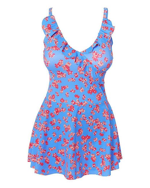 Simply Be Blue Value 2 Pack Swimdresses