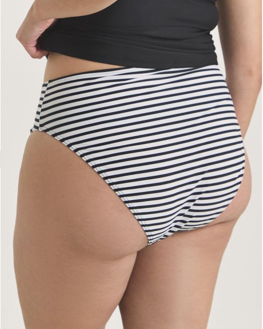 Figleaves Gray Tailor Classic Bikini Bottoms