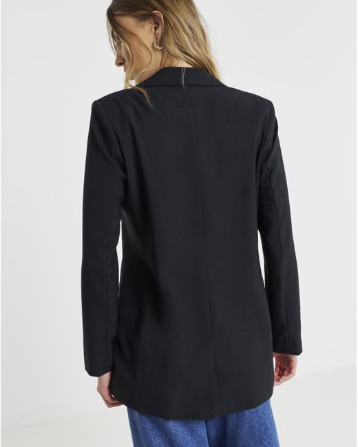 Simply Be Blue Single Breasted Blazer
