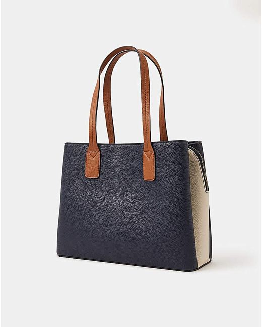 Accessorize Blue Compartment Shoulder Bag