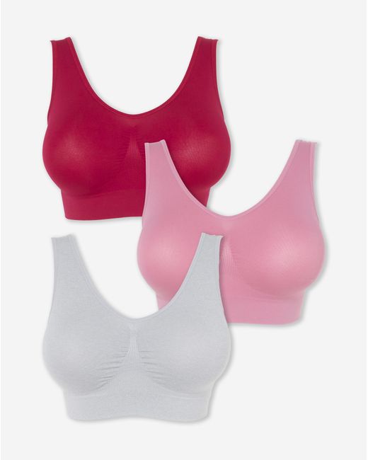 Pretty Secrets Red 3 Pack Comfort Tops