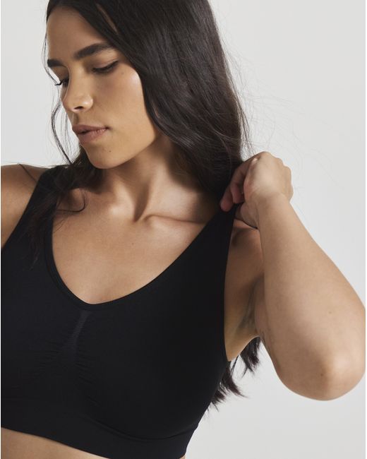 Pretty Secrets Black 3 Pack Comfort Tops A-D