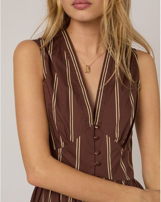 Nobody's Child Brown Nc Starlight Midi Dress