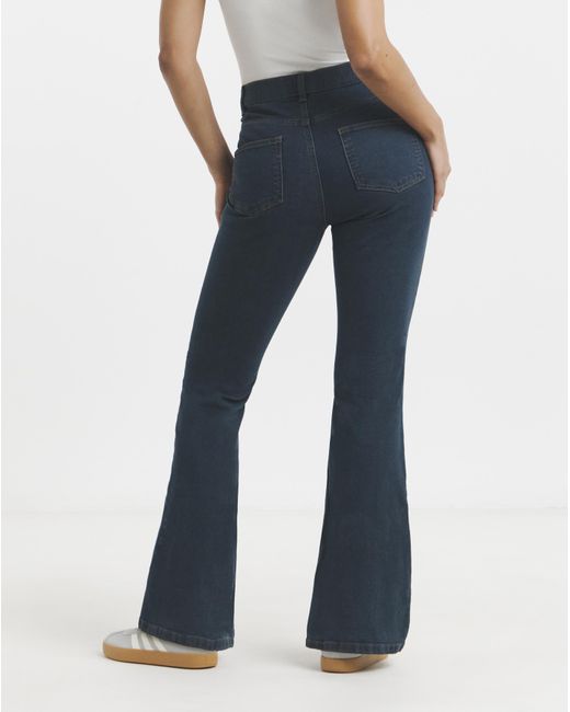 Simply Be Pink Winter 24/7 Flared Jeans