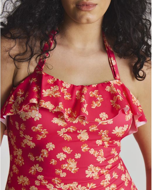 Simply Be Red Value 2 Pack Swimsuits