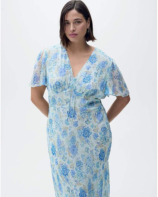 Mango Blue Dress Ronaldi