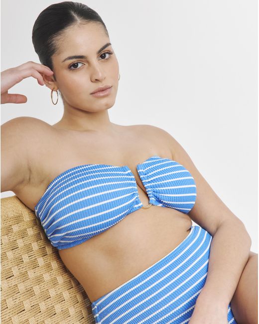 JD Williams Blue Non Wired Bikini Top