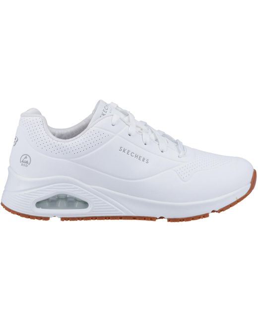 Skechers Workwear White Work Relaxed Fit: Uno Sr Shoes