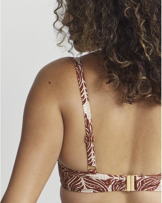 JD Williams Brown Underwired Bikini Top
