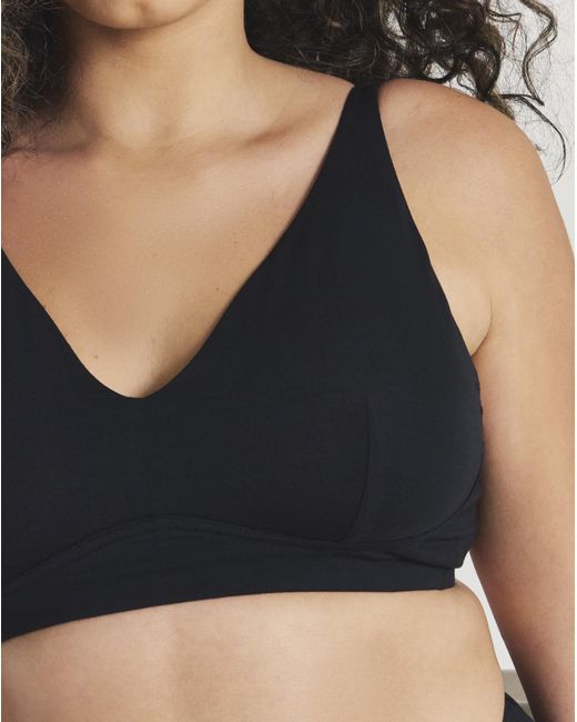Pretty Secrets Black Modal Comfort Bra