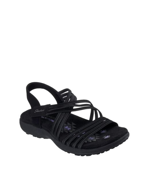 Skechers White Reggae Standard Sandals