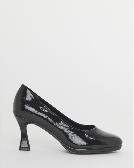 Simply Be Natural Court Shoe Heel Extra Wide Fit