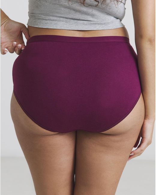 Pretty Secrets Purple 7 Pack Full Fit Knickers