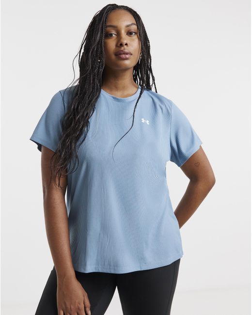 Under Armour Blue Tech Rib T-Shirt