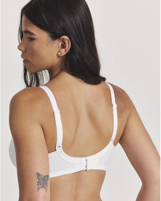 Triumph White Amourette Minimiser Bra