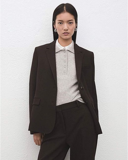 Mango Brown Tailored Trouser