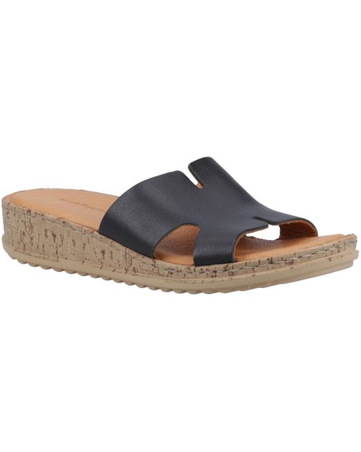 Hush Puppies Blue Eloise Mule Sandal