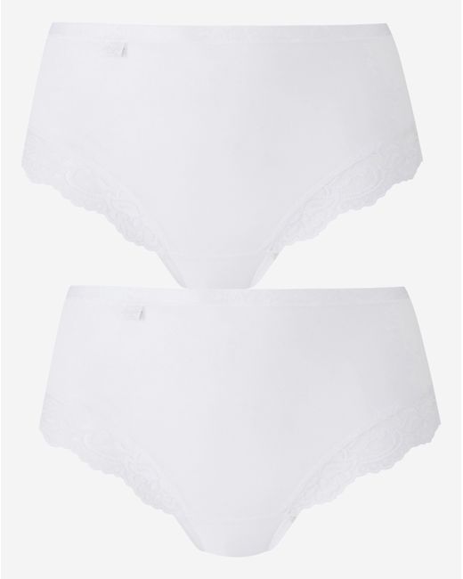 Sloggi Gray 2Pk Romance Maxi Knickers