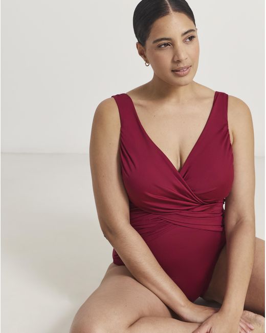 MAGISCULPT Red Illusion Swimsuit