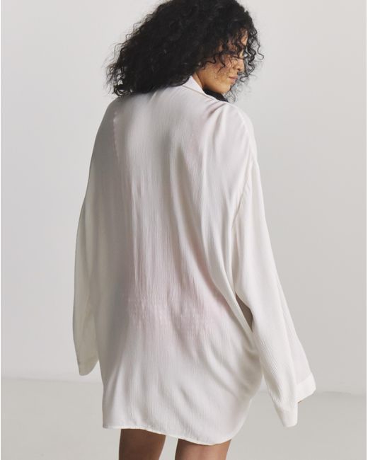 Beach To Beach White Tie Front Beach Shirt