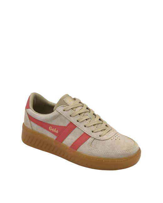 Gola Brown Grandslam Suede Trainers