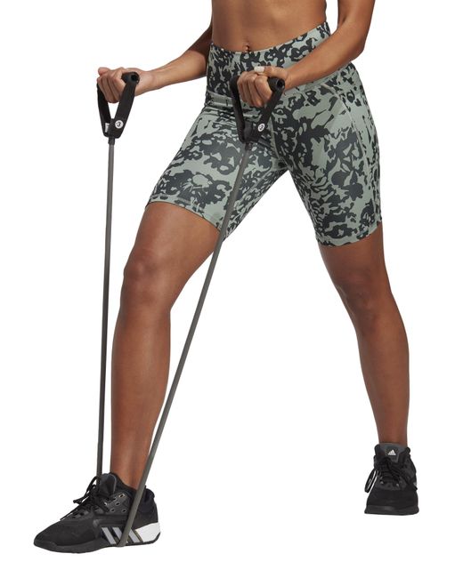 Adidas Green Training Short Leggings