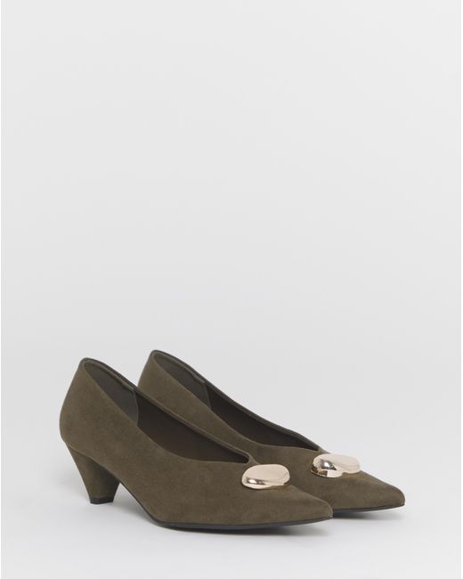 Simply Be Blue High Cut Court Shoe Trim Wide