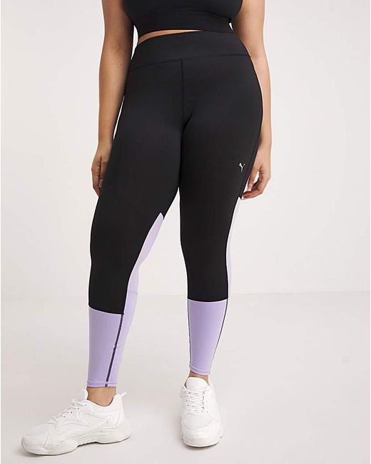 PUMA White Regular Rise Long Tight