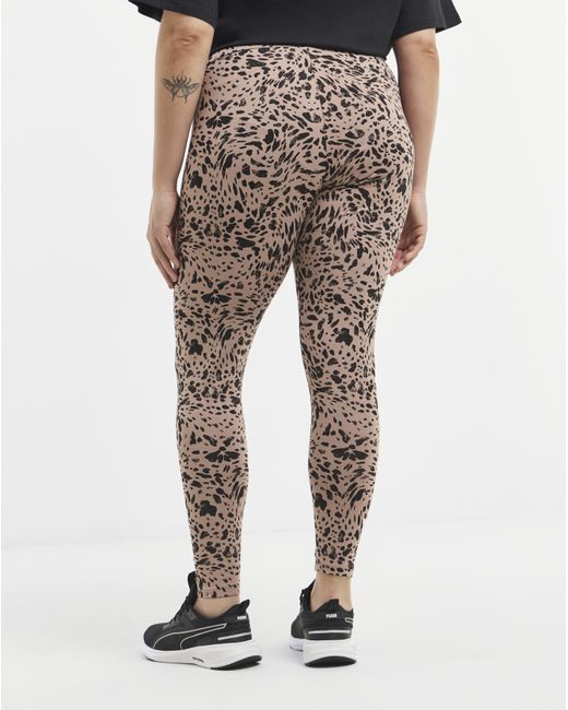 PUMA Black Mid-Rise Leggings
