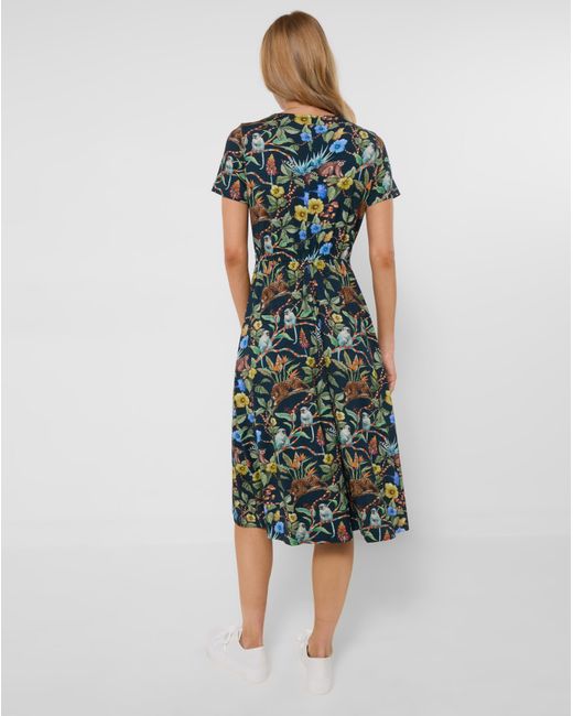 Joe Browns Green Azalea Twist Jersey Dress