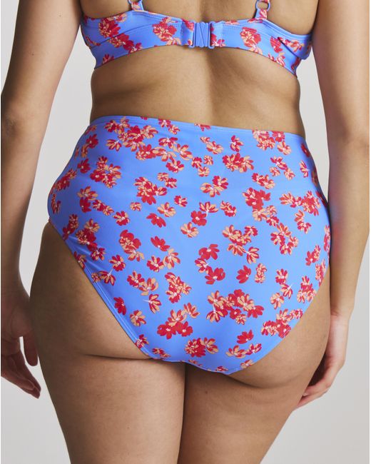 Simply Be Blue Value 2 Pack High Waist Bikini Bottoms
