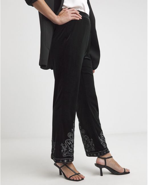 Joe Browns Blue Starlight Velvet Trouser