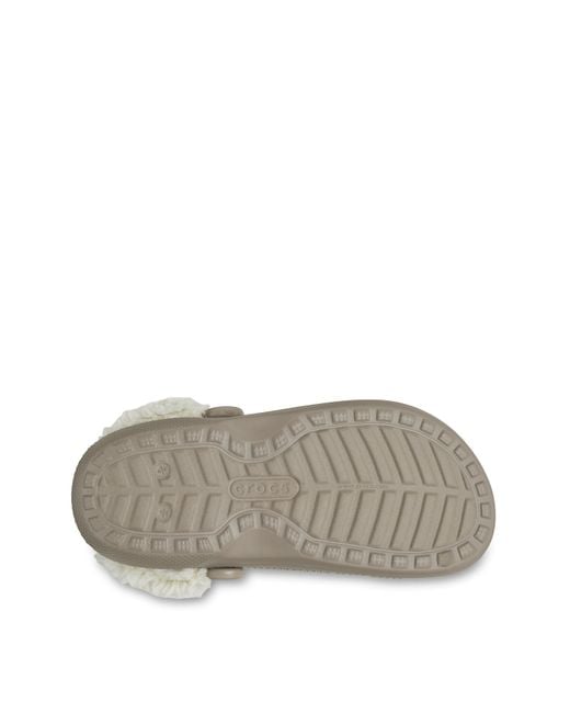 CROCSTM White Classic Fleece Lined Clog