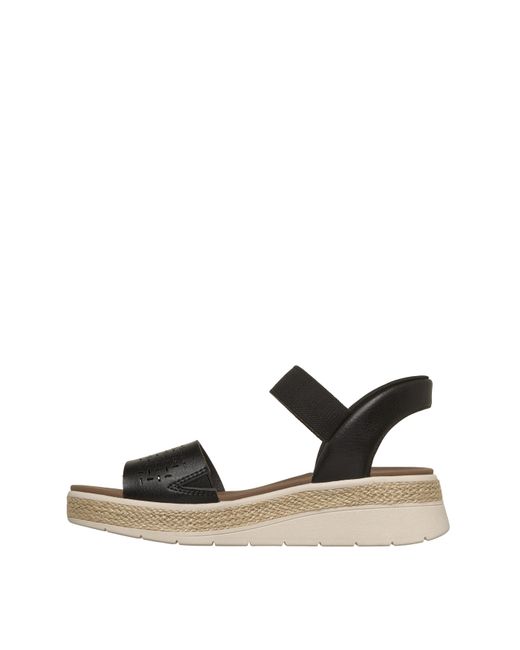 Skechers Black Bobs Sun Ray Standard Sandals