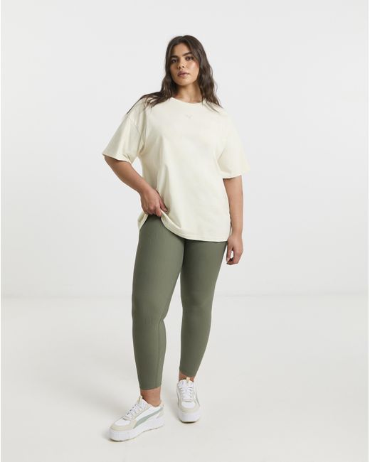 PUMA Natural Essentials Logo Relaxed T-Shirt