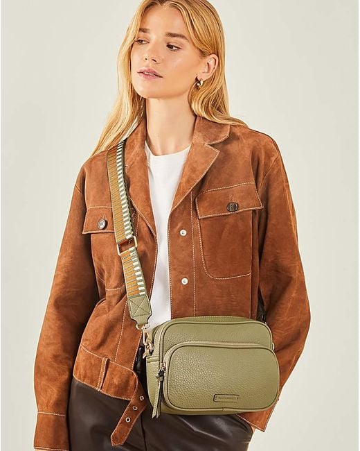 Accessorize Green Double Zip Camera Bag