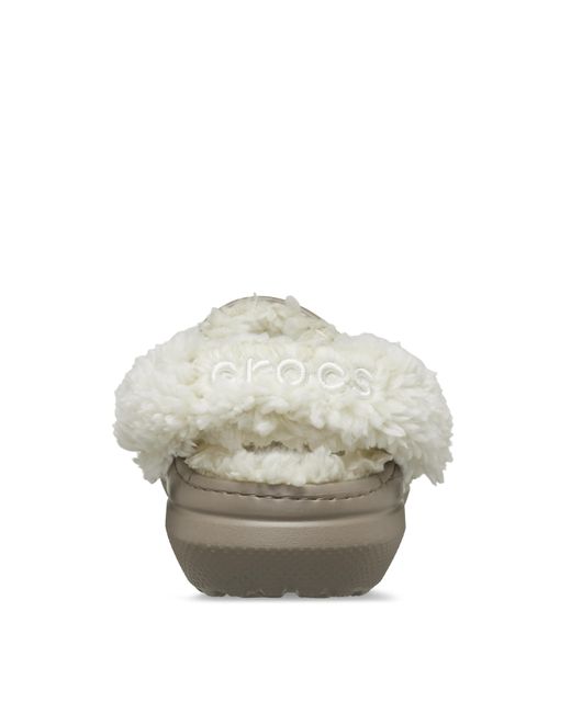 CROCSTM White Classic Fleece Lined Clog
