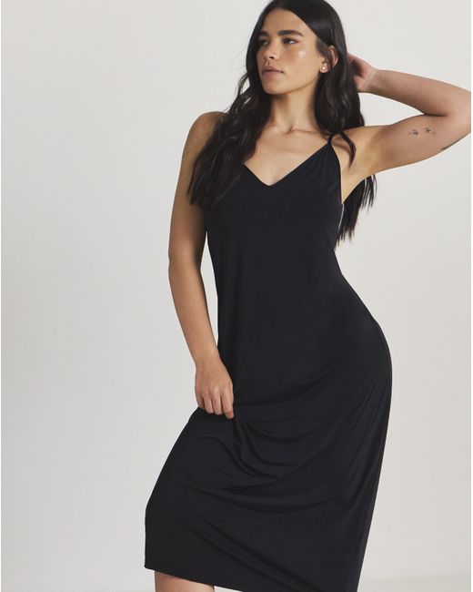Pretty Secrets Black 2Pk Maxi Full Slips