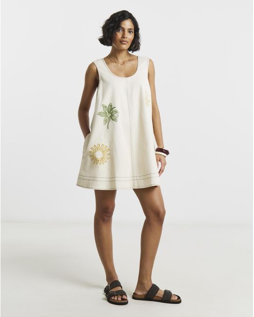 Native Youth Natural Ny Swing Mini Dress