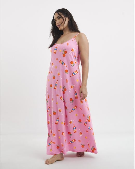 Simply Be Pink Spritz Value Nightie